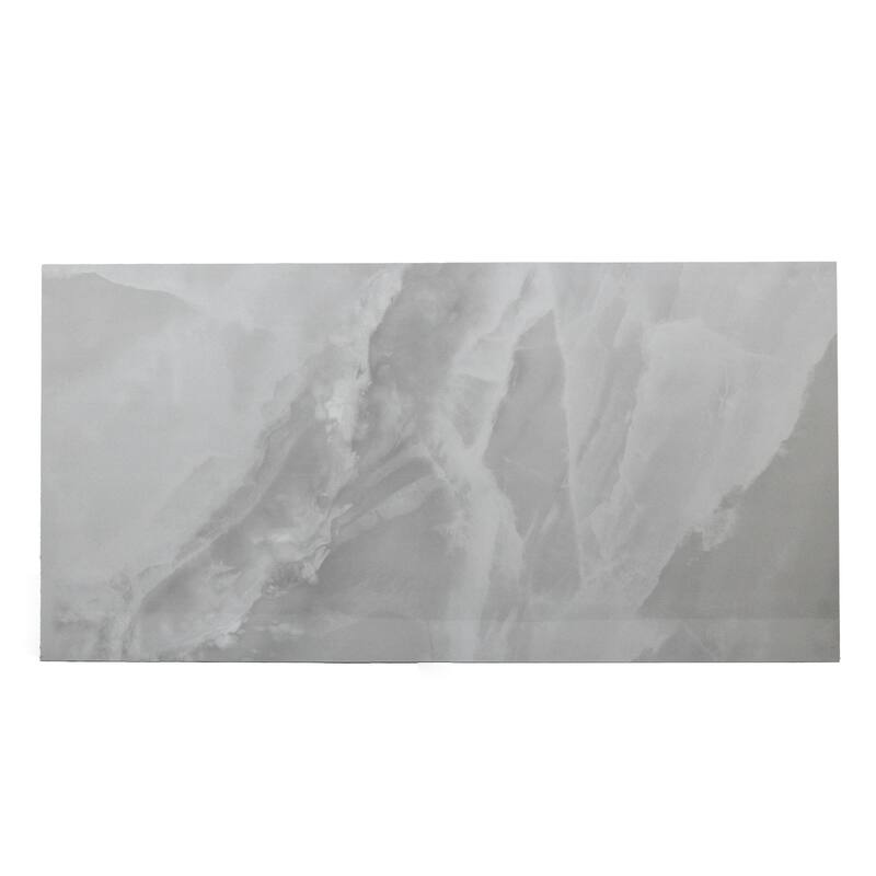 Industry Tile 24x48 Onyx White polished porcelain tile