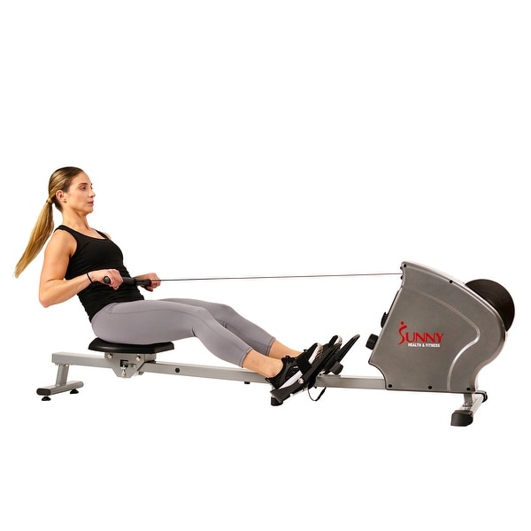 Sunny Health Fitness Flywheel Rowing Machine On Sale Bed