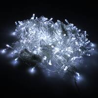 Shop Led Concepts Curtain White Led 300 String Icicle