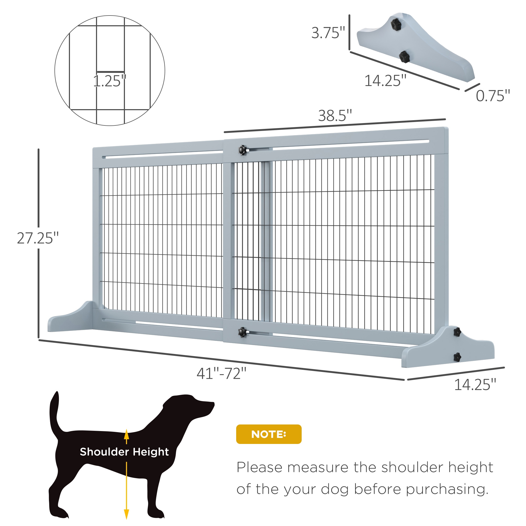 Dog gate 72 inches store