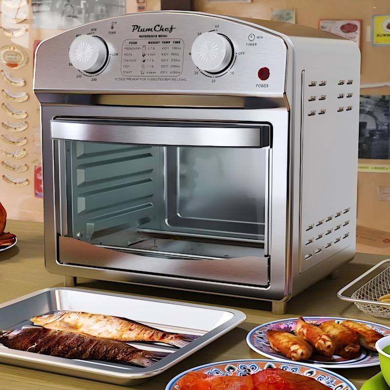 Anmytek 7-in-1 Convection Toaster Oven 12.5 Quart 1500W Stainless Steel 5 Pre-Set