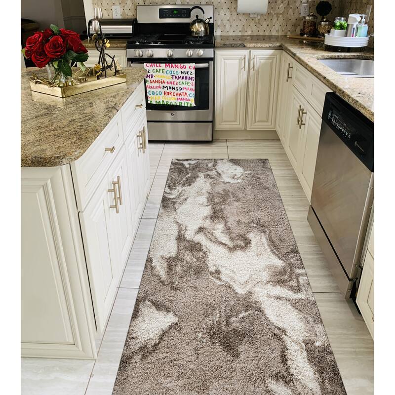 Noori Rug Lux Blake Abstract Modern 2-inch Thick Shag Rug