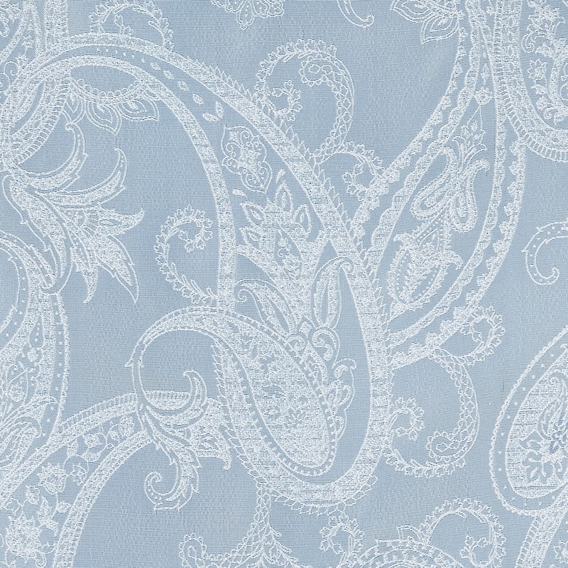 Sun Zero Pedra Paisley Embroidery Total Blackout Back Tab 1-Piece Curtain Panel, Single Panel