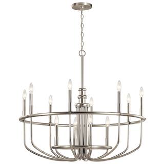 Kichler Lighting Capitol Hill 12-Light Chandelier Brushed Nickel