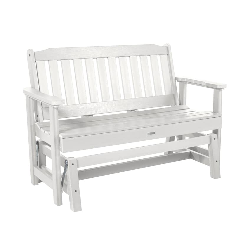 HIGHWOOD Lehigh Garden Glider Bench - White