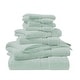 preview thumbnail 56 of 130, Madison Park Signature 800GSM Ultra-Soft 100% Cotton Absorbent Towel Set 8-Piece - Seafoam