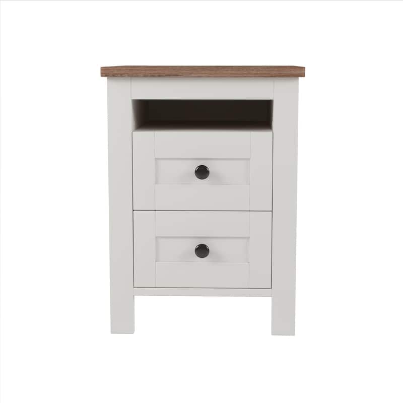 Farmhouse Wooden Nightstand