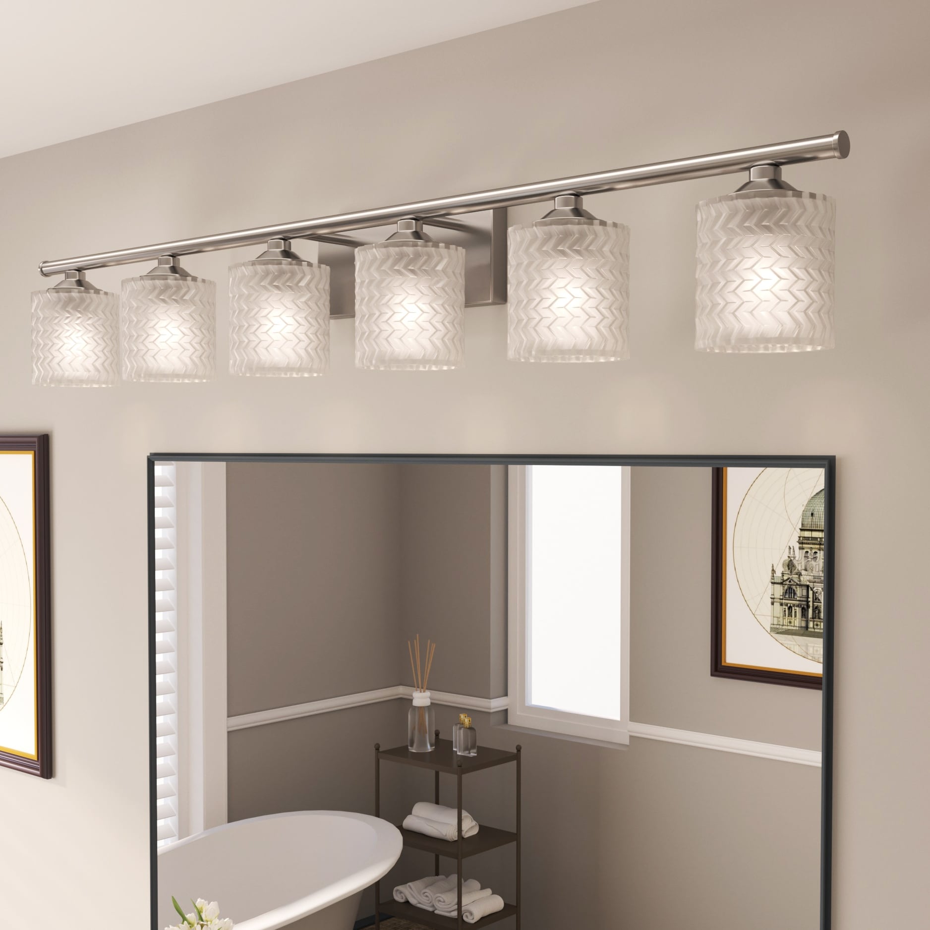 45 inch vanity light outlet