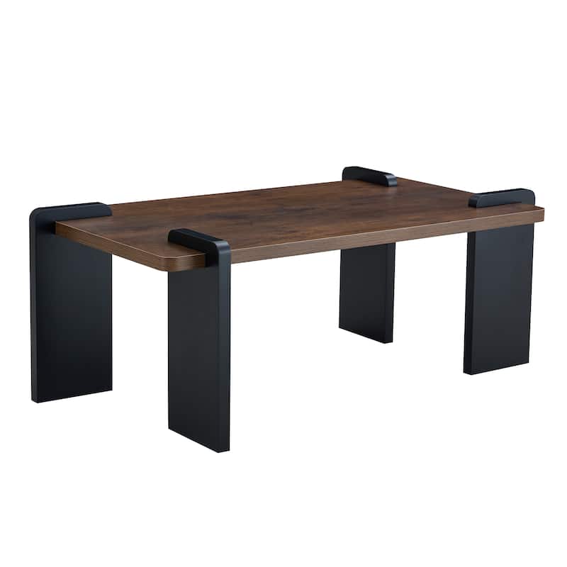Modern Minimalist Coffee Table Simple Coffee Table Stylish Coffee Table with Felt Pad , for Living Room