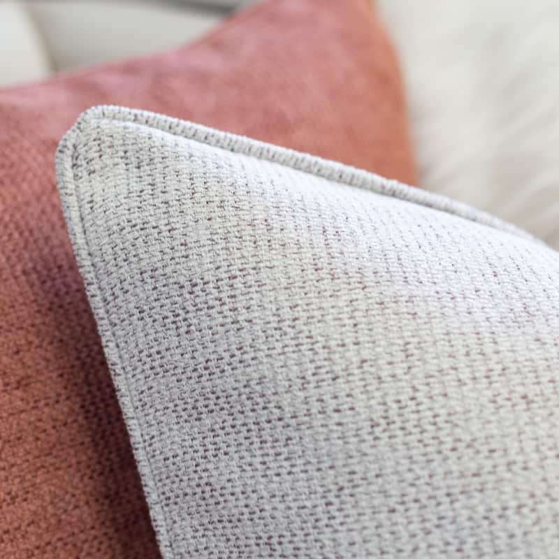 Mimi Chenille 20" Square Decorative Throw Pillow 2PK
