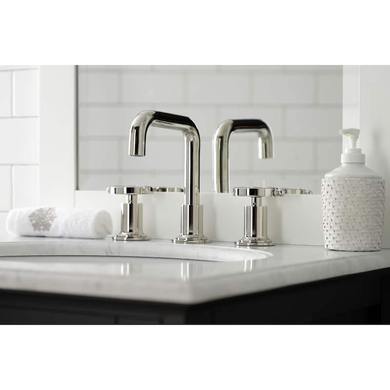 Kingston Brass Belknap Deck Mount Widespread Bathroom Faucet