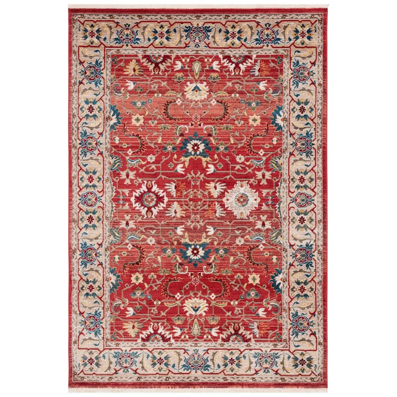 Lauren Ralph Lauren Ines Traditional Oriental Rug - 6' x 9' - Red/Beige