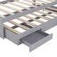preview thumbnail 9 of 15, Twin Platform Bed with LED Storage Headboard, Charging Station, Trundle and Drawers