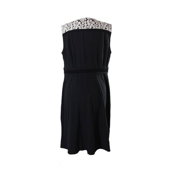 Shop Rachel Rachel Roy Curvy Plus Size Black Lace Front A Line