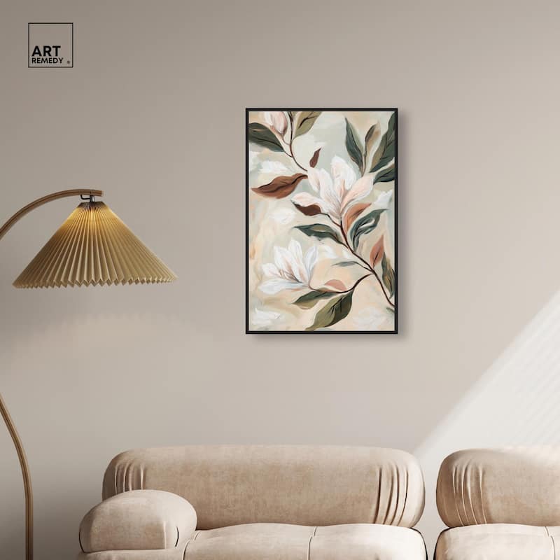 Soft Magnolia II Canvas by Art Remedy