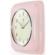 preview thumbnail 62 of 63, Infinity Instruments Retro 9.25-inch Square Wall Clock - 9.25 x 1.875 x 9.5