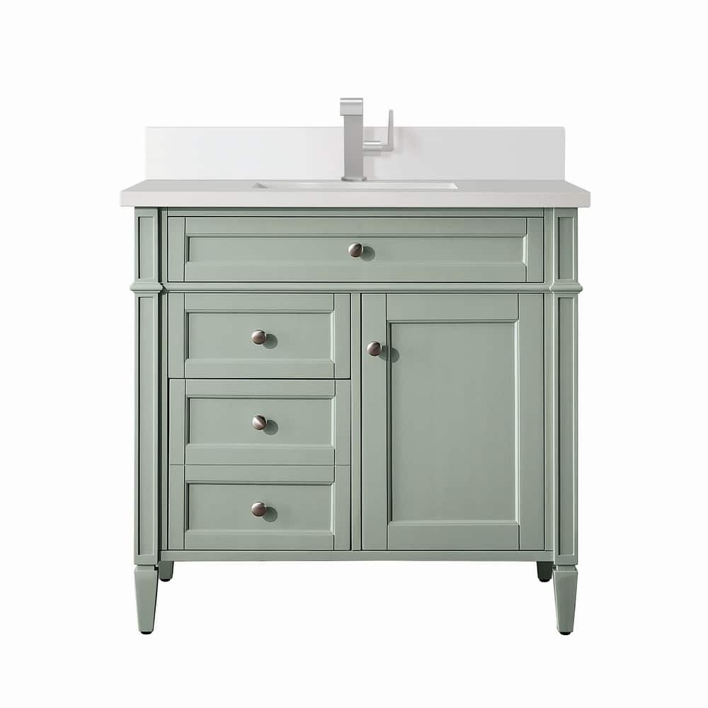 James Martin Vanities 650-V36-1WZ Brittany 36" Single Basin Poplar