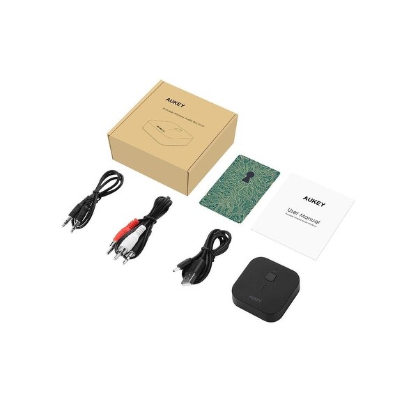 AUKEY Bluetooth Receiver V4.1 Wireless Audio Music Adapter A2DP with Hands-free