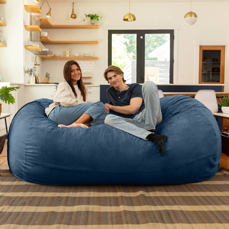 Jaxx 7' Bean Bag Sofa - Navy