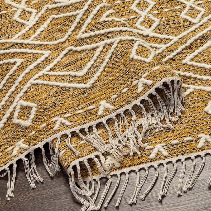 Livabliss Harris Handmade Cotton Boho Nomad Area Rug