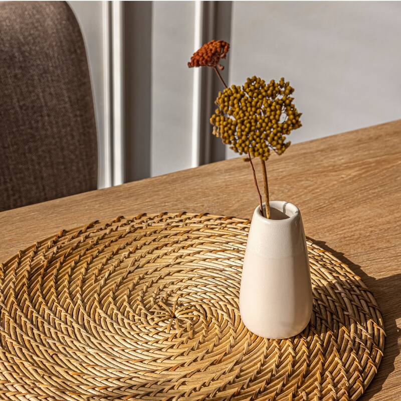 over&back Matte & Glossy Stoneware Decorative Bud Vases (Set of 3)
