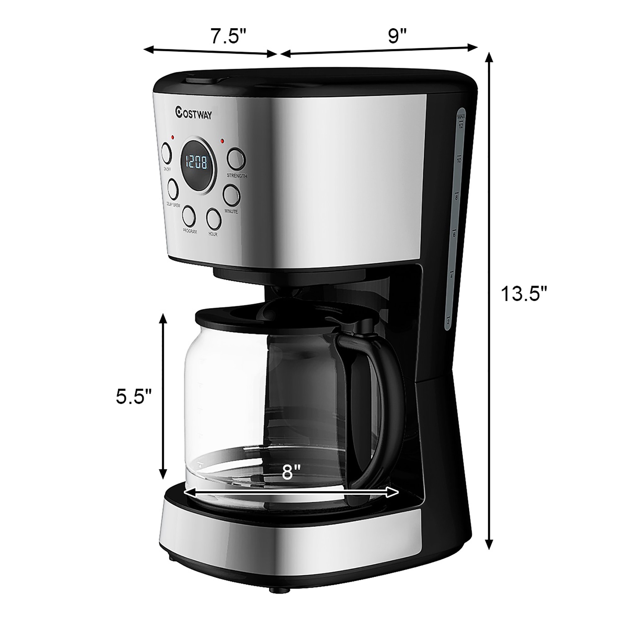 Kenmore Aroma Control Programmable 12-cup Coffee Maker - Black
