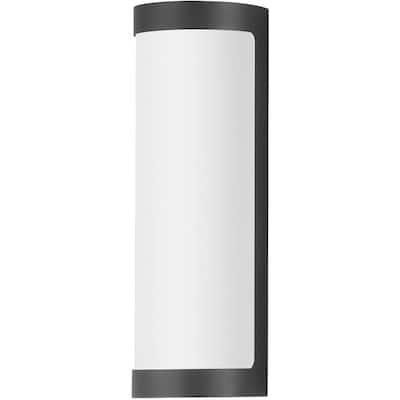 Maxim 55512WT Halfpipe 2 Light 15" Tall ADA Compliant LED Outdoor Wall