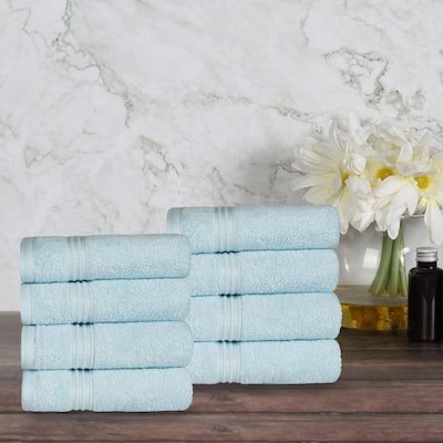 Blue Nile Mills Ibiza Egyptian Cotton Hand Towel, Set of 8