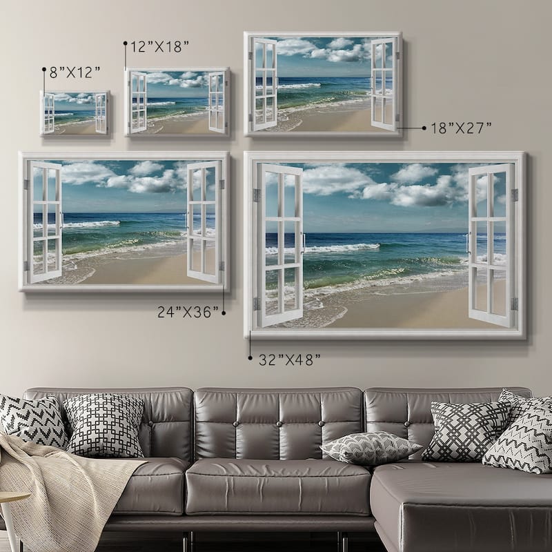 Majestic Waves Premium Gallery Wrapped Canvas - Ready to Hang