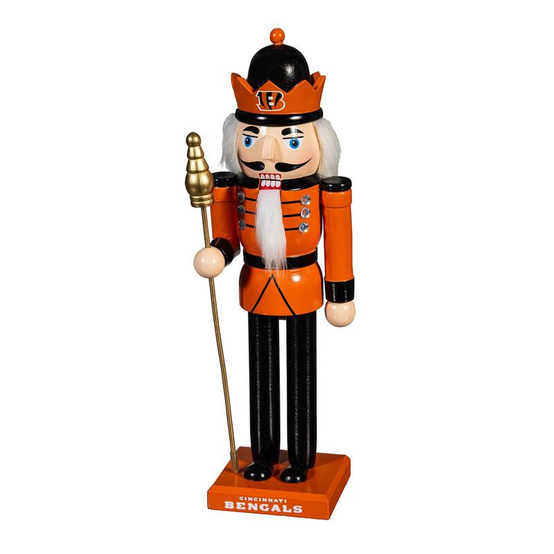 Nutcracker Statue, Cincinnati Bengals - 4.92''W x 4.53''H x 13.78