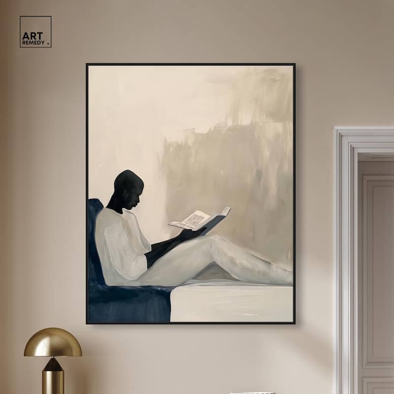 Void Reader I Canvas by Art Remedy