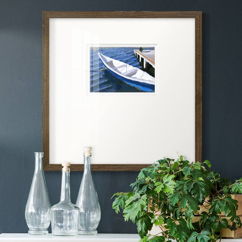 Colorful Rowboat IVPremium Framed Print