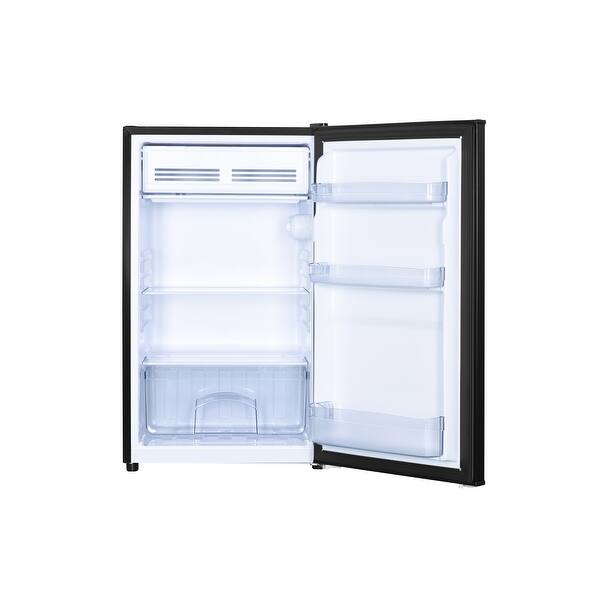 Danby DCR033B1SLM-6 Black and Stainless 3.3 cu ft Compact Refrigerator