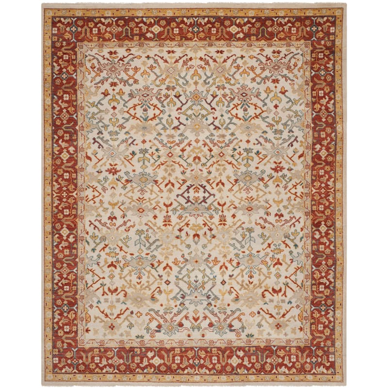 SAFAVIEH Couture Hand-knotted Sultanabad Maglena Traditional Oriental Wool Rug
