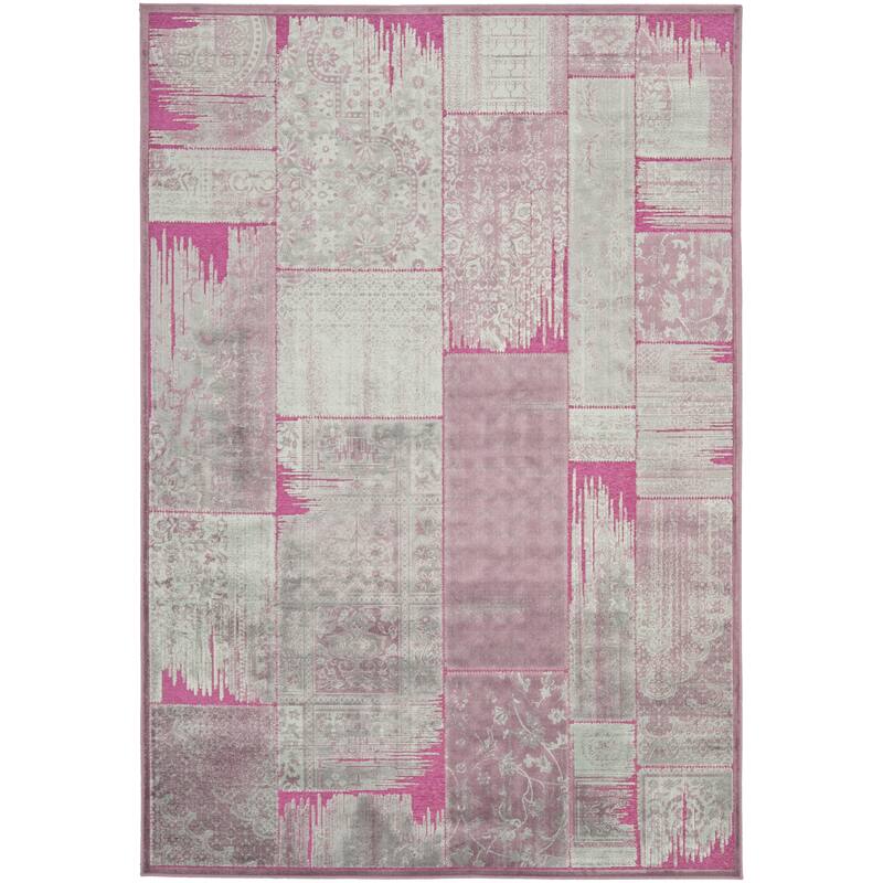 SAFAVIEH Paradise Paunita Modern Viscose Rug - 5'3" x 7'6" - Purple/Fuchsia - Rectangle