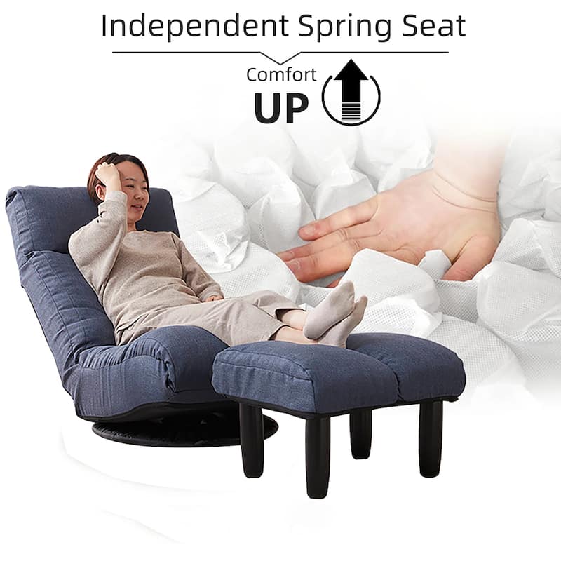 floor chair single sofa reclining chair Japanese chair lazy sofa tatami balcony reclining chair leisure sofa adjustable chair
