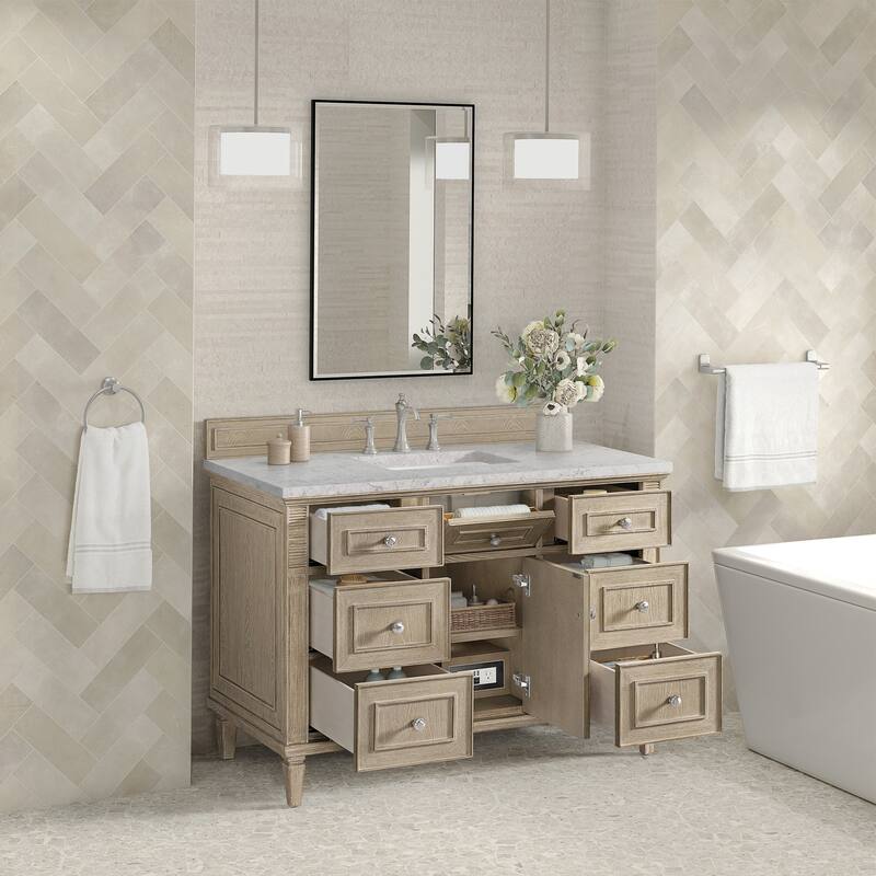 James Martin Vanities 424-V48-3EJP Lorelai 48" Single Basin Wood
