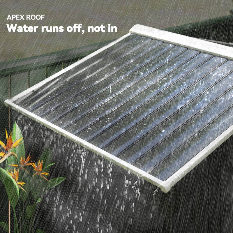 Outsunny Metal Outdoor Shed Organizer & Garden Storage