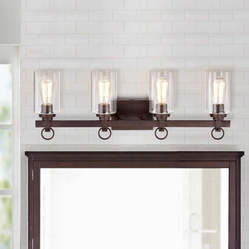 4-light Oil Rubbed Bronze Bath/ Vanity Light