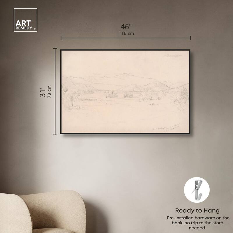 Study for View Mt. Washington Canvas by Art Remedy