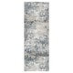 preview thumbnail 107 of 173, Gertmenian Crystal Print Soft Flat Pile Polyester Slip Resistant Washable Indoor Printed Area Rug Collection 2' 2" x 6' - Kaori Light Blue - Runner