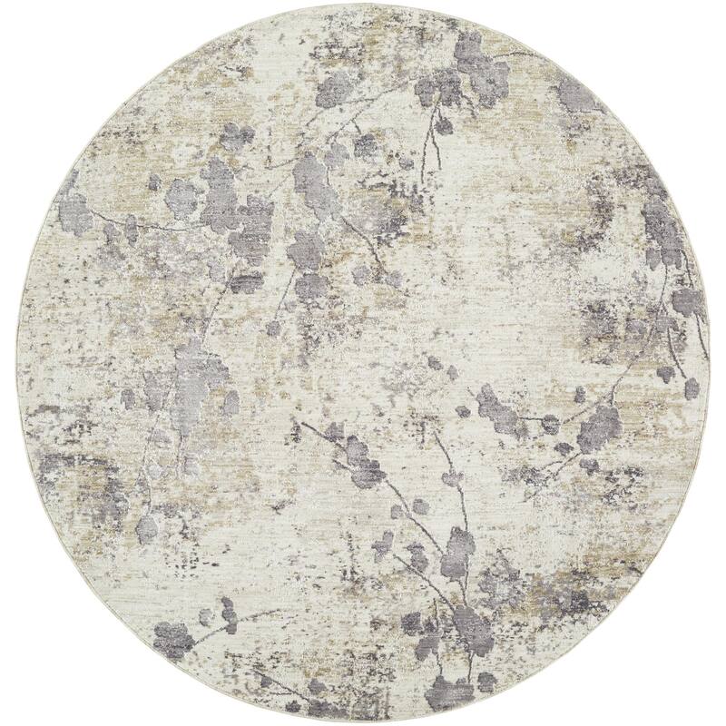 Livabliss Gakko Rustic Area Rug - Cream - 7'10" x 7'10"