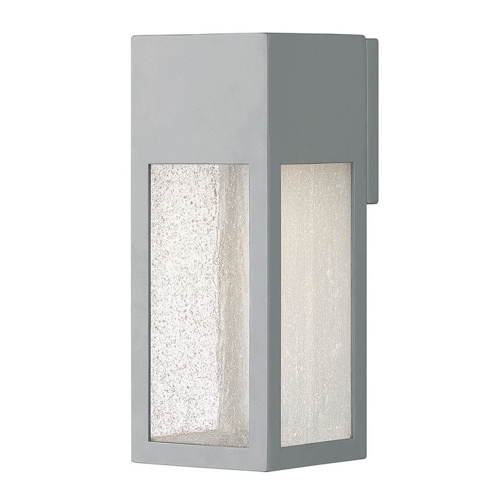 Hinkley Lighting Rook 12" Tall Outdoor Wall Sconce with LED Bulb - Titanium