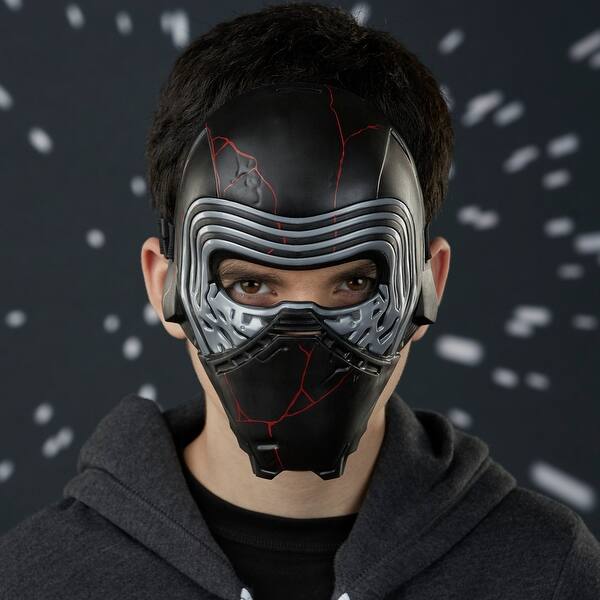 Shop Star Wars Kylo Ren Mask For Kids Roleplay And Costume Dress Up Star Wars The Rise Of Skywalker Kids Ages 5 And Up Overstock 30693133