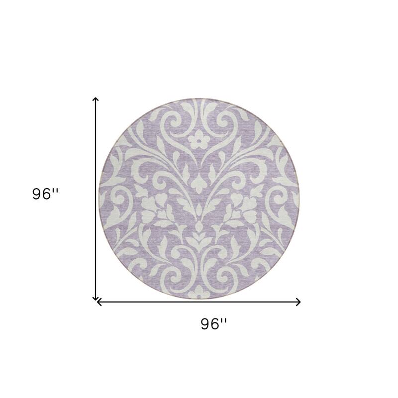 HomeRoots Floral Transitional Rectangle Outdoor Rug