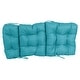 preview thumbnail 43 of 61, Multi-section Tufted Outdoor Seat/Back Chair Cushion (Multiple Sizes)