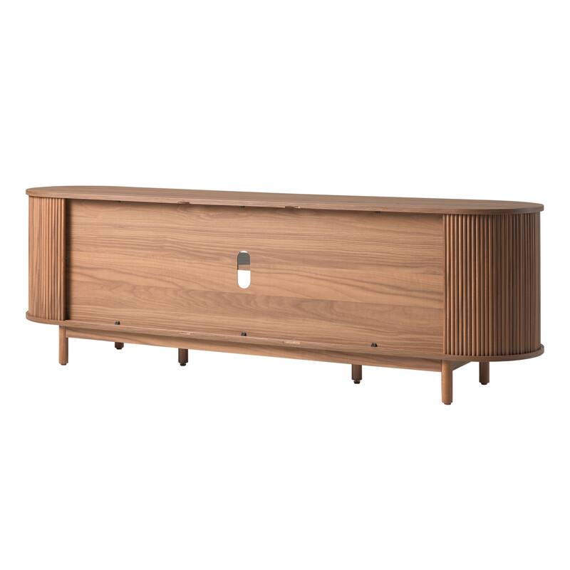 Middlebrook Designs Modern Reeded 70-inch TV Stand with Open Storage