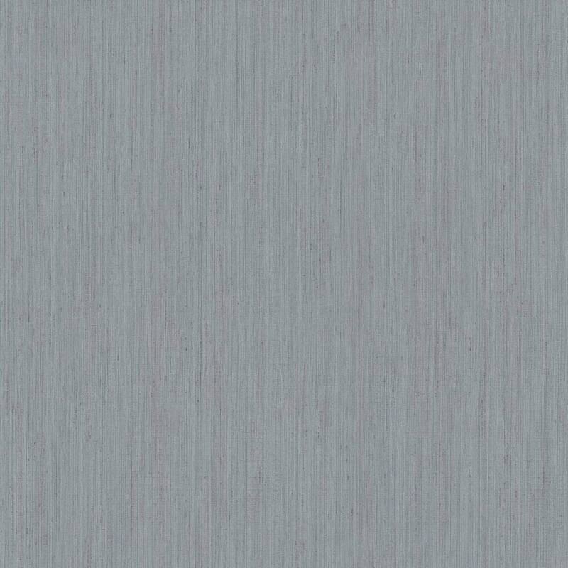 Galerie Wallcoverings Ornamenta Collection Stripe Texture Matte Finish Vinyl on Non-woven Wallpaper Roll - 33-feet long x 21-inches wide - Blue