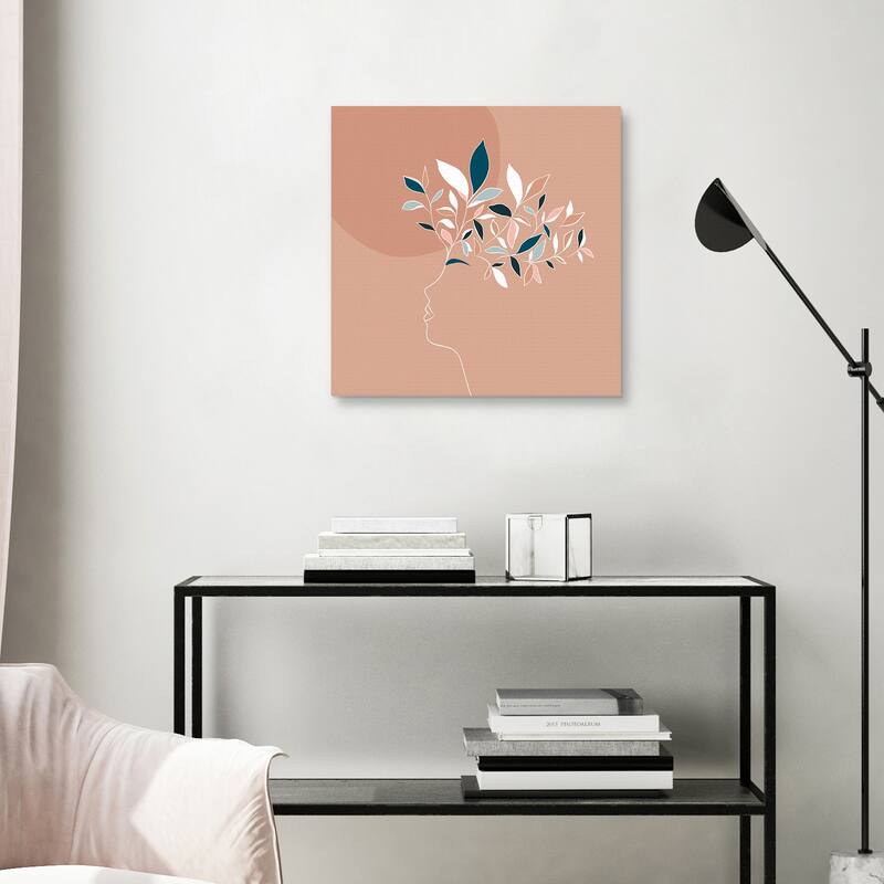 Botanical Portrait Sienna by Dominique Vari Canvas Art Print