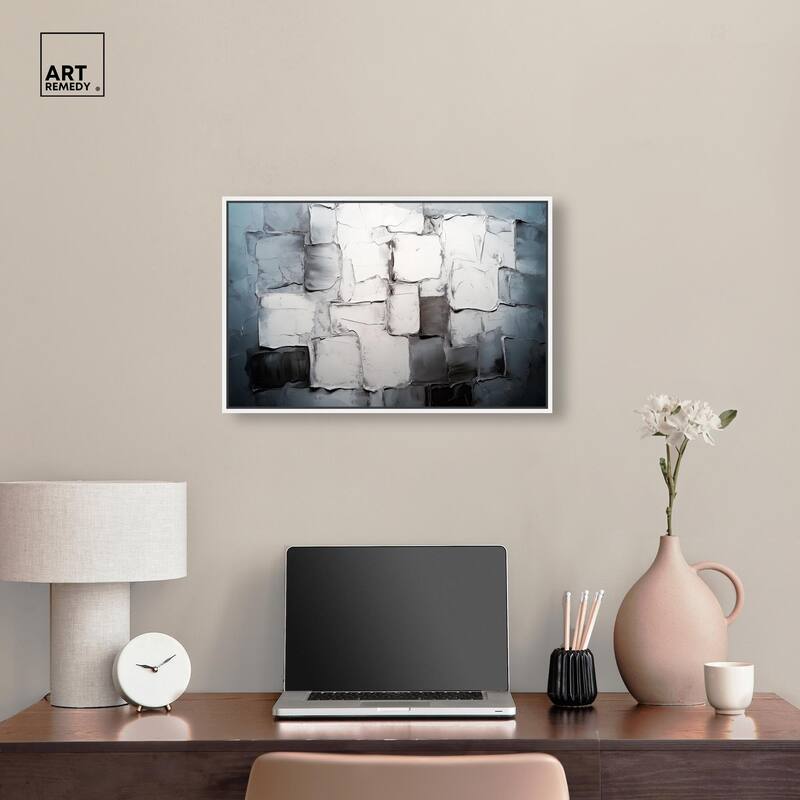 Urban Grid Canvas by Art Remedy